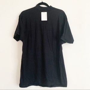 Jockey Short Sleeves Black Cotton Top XL